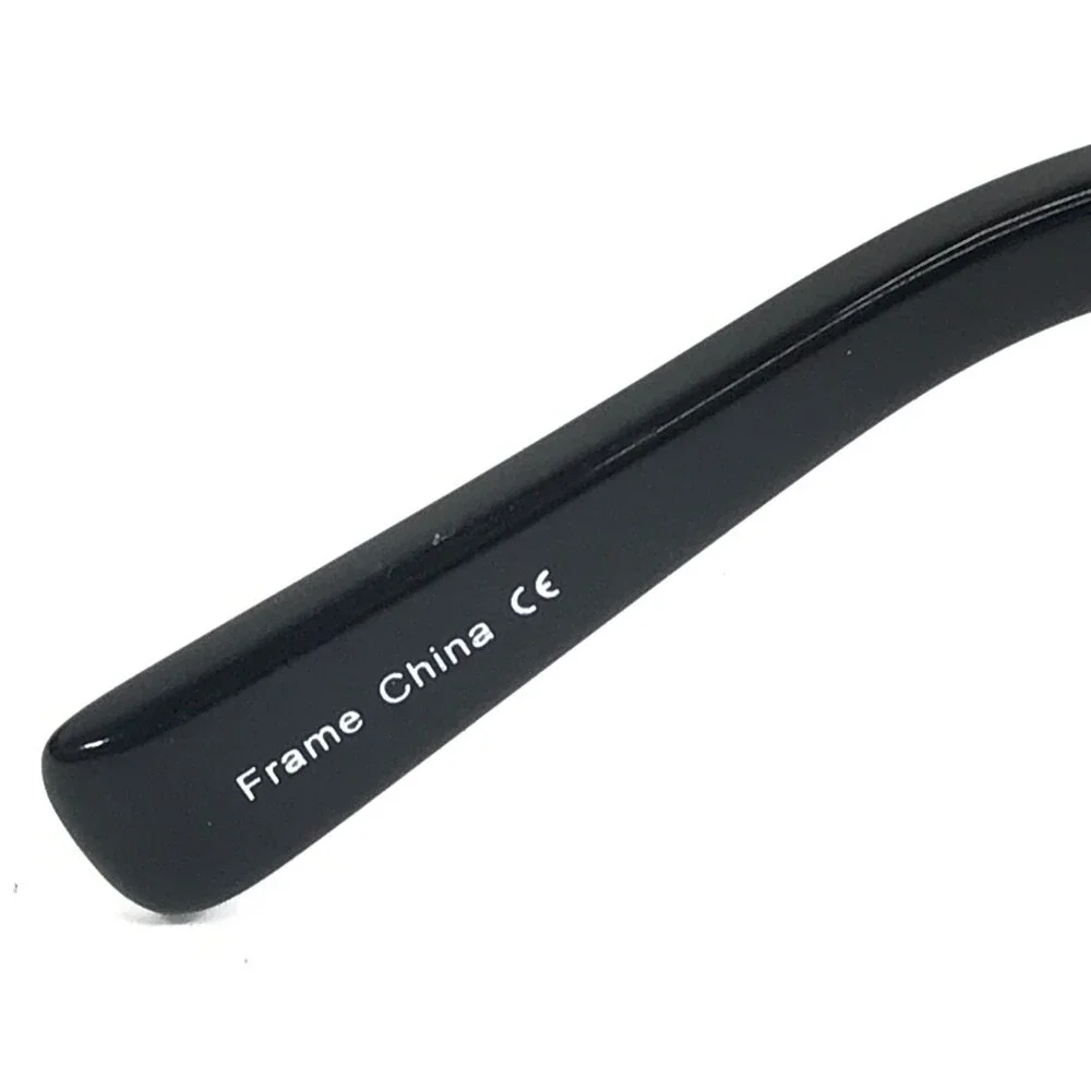 Esoteric Lunettes Eyeglasses Frames Thick Biscuits C1 Black Rectangle 53-16-135
